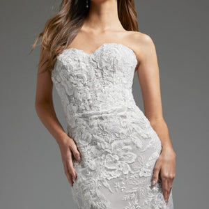 Jovani JB38221 Bridal Gown Long Mermaild Wedding Dress