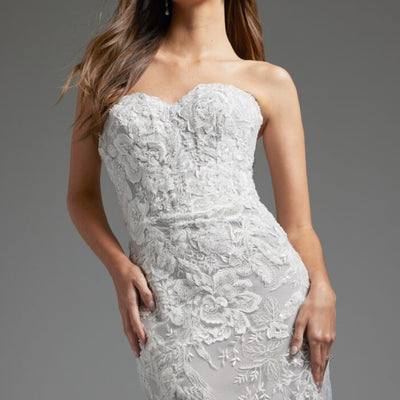 Jovani JB38221 Bridal Gown Long Mermaild Wedding Dress