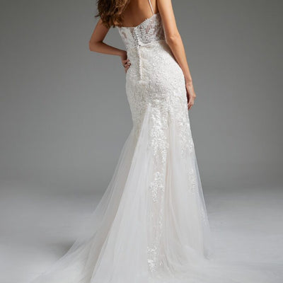 Jovani JB38490 Long Mermaid Bridal Wedding Dress