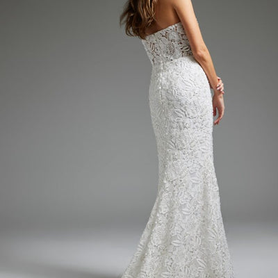 Jovani JB39733 Long Bridal Gown Mermaid Fit Wedding Dress