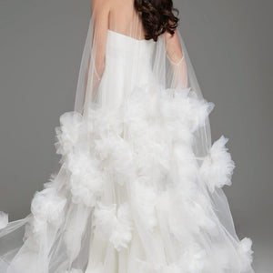 Jovani JB40091 Bridal Gown A Line Floral Wedding Dress