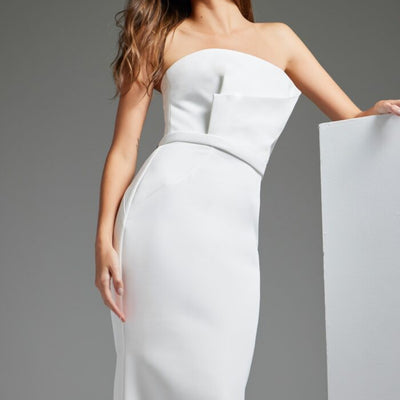 Jovani JB40597 Long Mermaid Bridal Gown Simple Wedding Dress