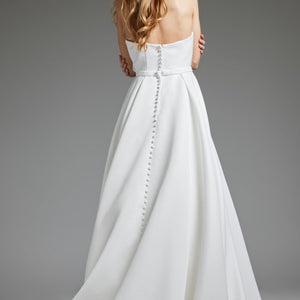 Jovani JB40599 A Line Bridal Gown Long Wedding Dress