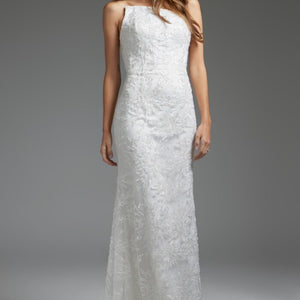 Jovani JB40608 Long Bridal Gown Sequin Wedding Dress
