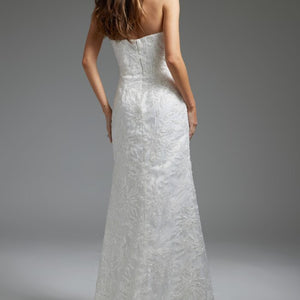 Jovani JB40608 Long Bridal Gown Sequin Wedding Dress
