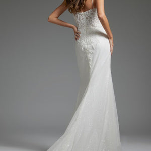 Jovani JB40639 Bridal Gown Lace Long Wedding Dress