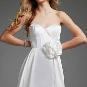 Jovani JB40825 Bridal Gown A Line Corset Bodice Long Wedding Dress