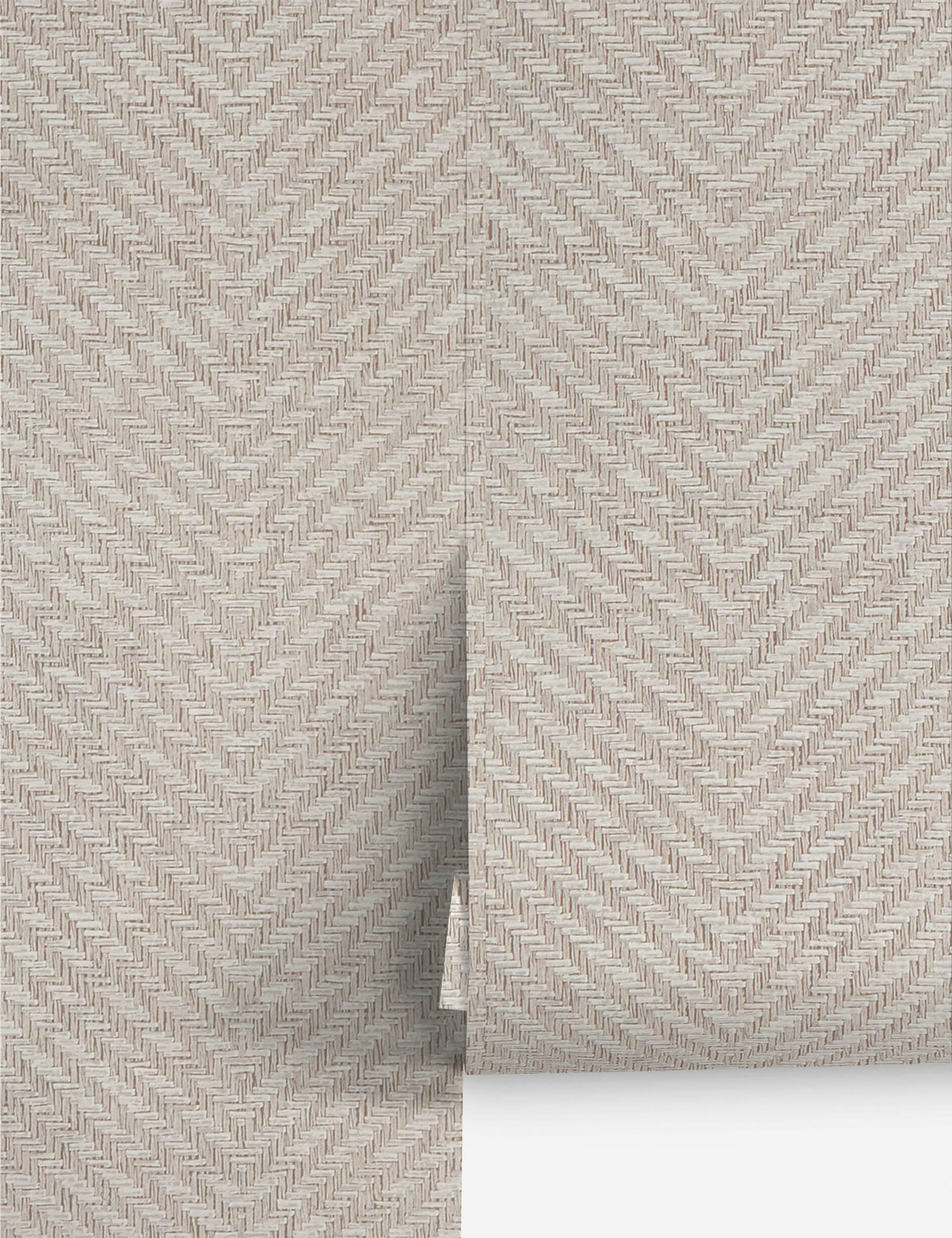 Faux Grasscloth Parquet Textured Peel + Stick Wallpaper by Jeremiah Brent