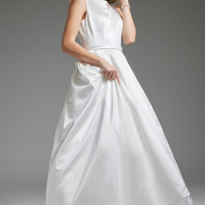 Jovani JB42319 Long Bridal Gown Keyhole Neck A Line Wedding Dress