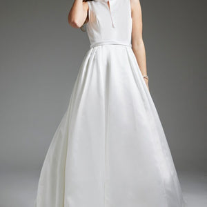 Jovani JB42319 Long Bridal Gown Keyhole Neck A Line Wedding Dress