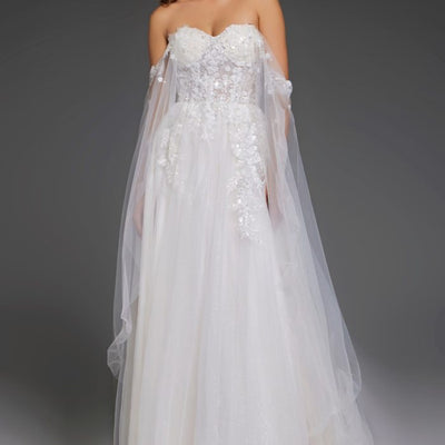 Jovani JB42481 Bridal Gown Fit Long Wedding Dress