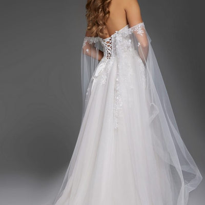 Jovani JB42481 Bridal Gown Fit Long Wedding Dress