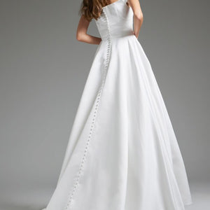 Jovani JB42626 Long A Line Bridal Wedding Dress