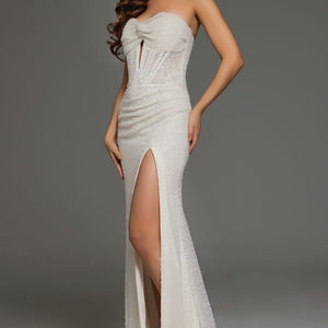 Jovani JB43119 Long Bridal Gown Sequin Wedding Dress