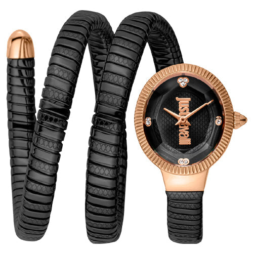 Just Cavalli After Party Black Dial Women 22mm JC1L269M0075