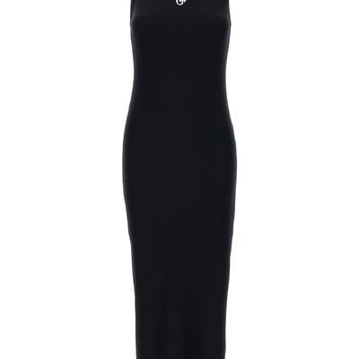 J.w.anderson Logo Ribbed Dress