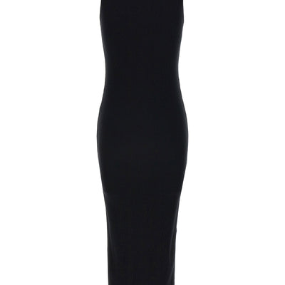 J.w.anderson Logo Ribbed Dress