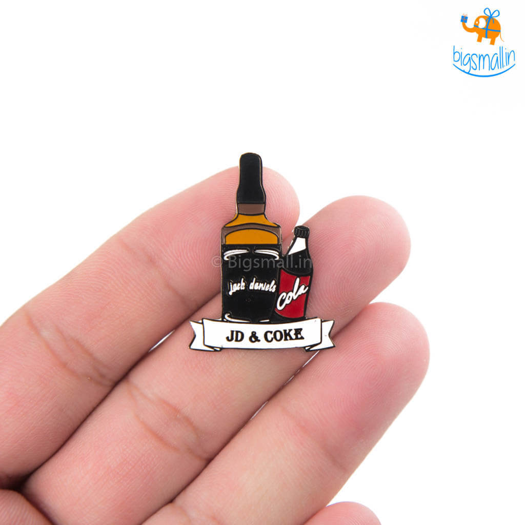 JD & Coke Lapel Pin