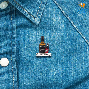 JD & Coke Lapel Pin