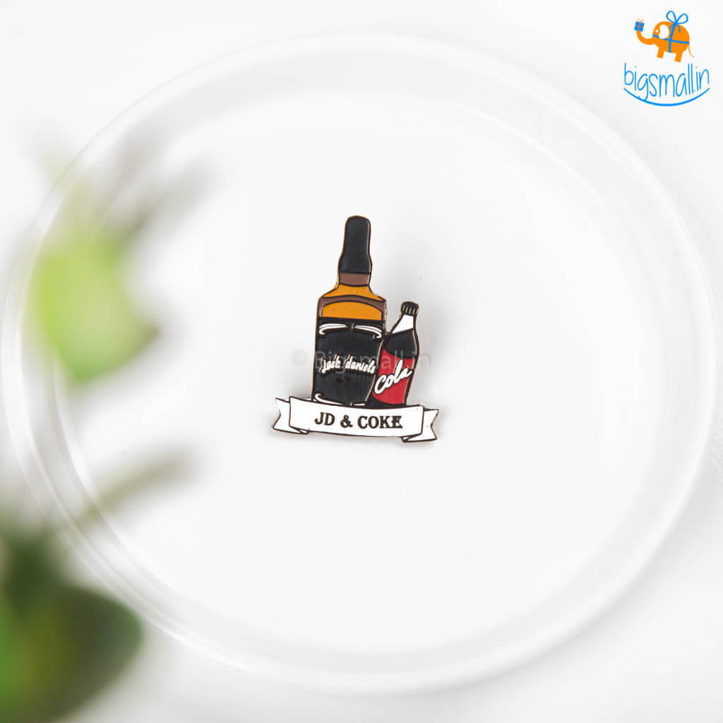 JD & Coke Lapel Pin