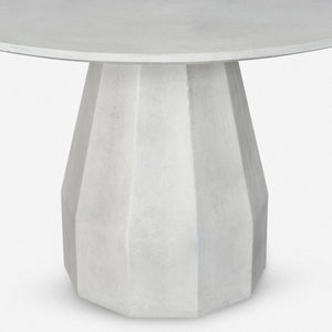 Chrysanthe Indoor / Outdoor Round Dining Table