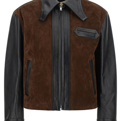 Marni Leather And Suede Jacket