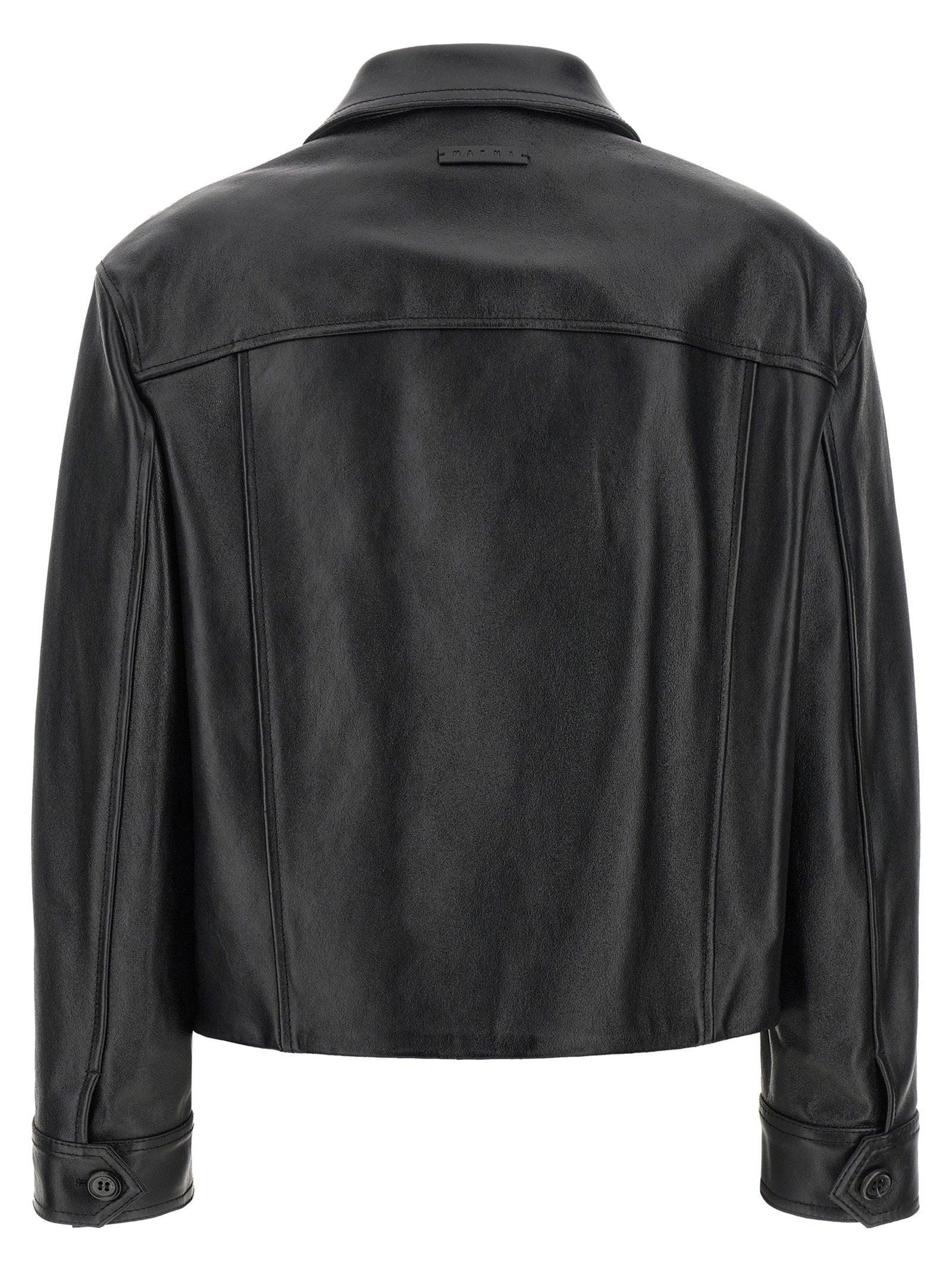 Marni Leather And Suede Jacket