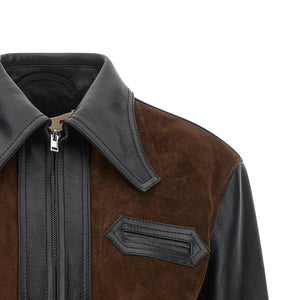 Marni Leather And Suede Jacket