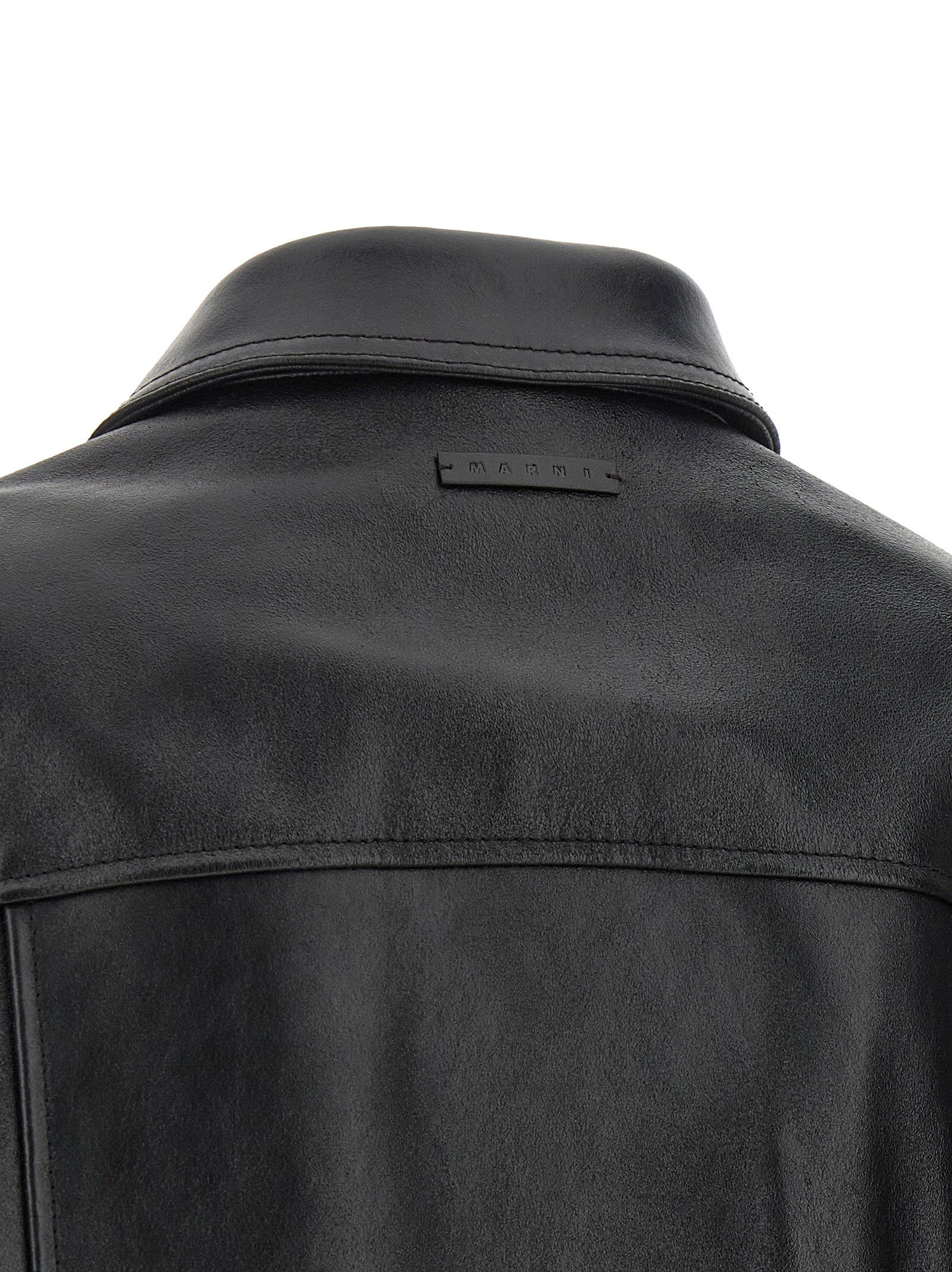 Marni Leather And Suede Jacket