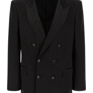 Tom Ford Tone-on-tone Polka Dot Blazer