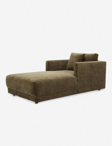 Olive Boucle Velvet