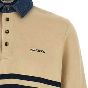 J.w.anderson Contrast Collar Polo Shirt