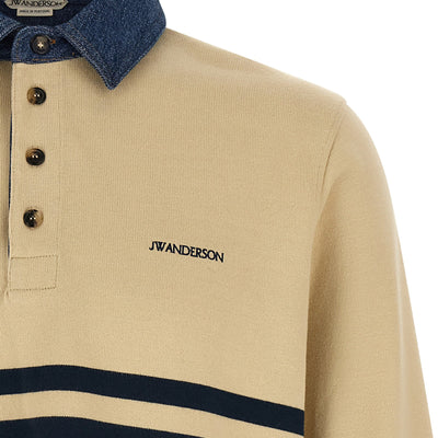 J.w.anderson Contrast Collar Polo Shirt