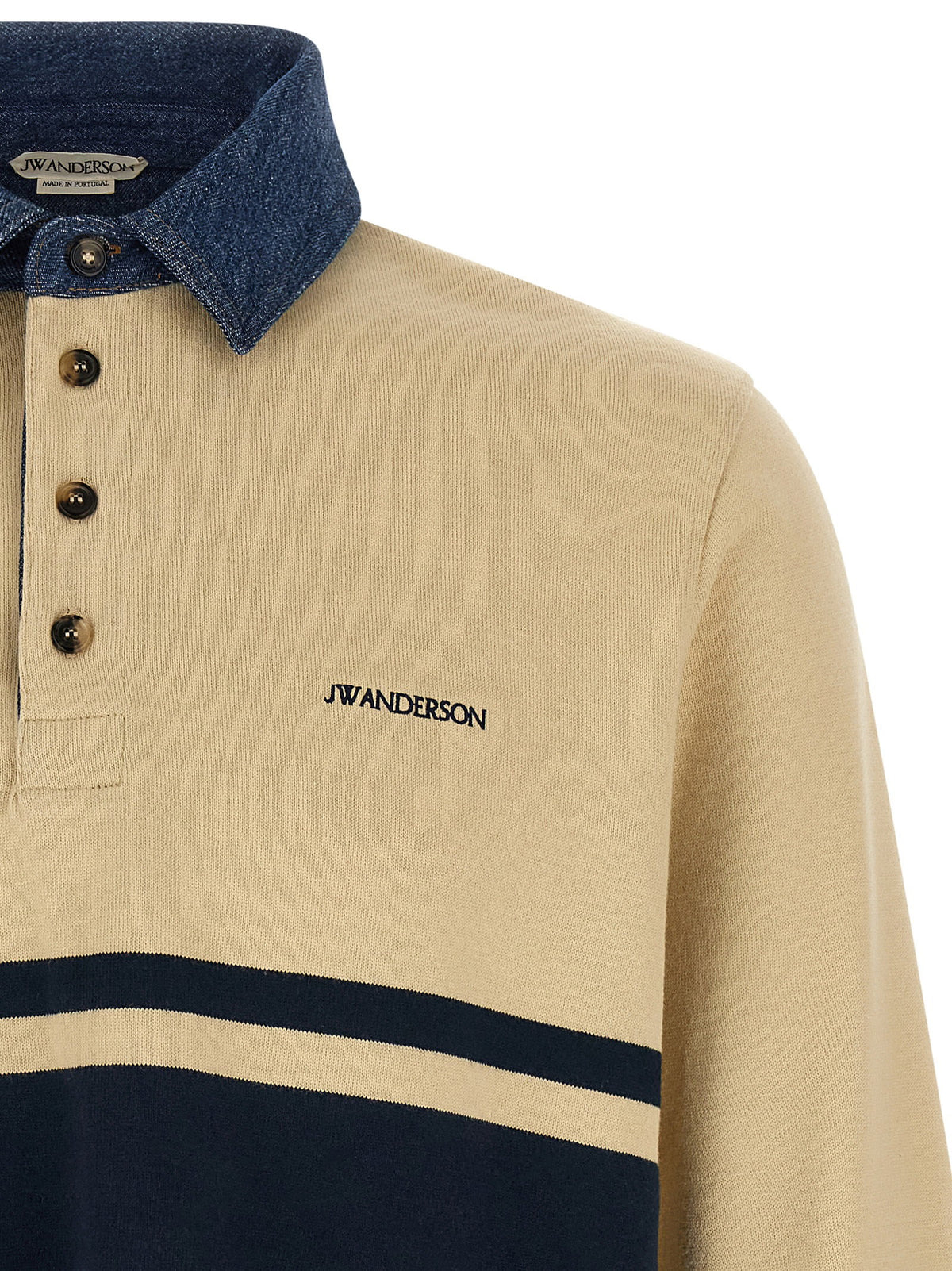 J.w.anderson Contrast Collar Polo Shirt