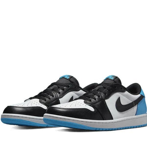 AIR JORDAN 1 LOW BLACK DARK POWDER BLUE