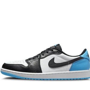 AIR JORDAN 1 LOW BLACK DARK POWDER BLUE