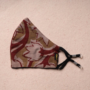 Bindaas Block Printed Cotton 3 Layer Snug Fit Face Cover