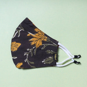 Bagru Block Printed Cotton 3 Layer Snug Fit Face Cover