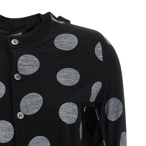 Junya Watanabe Polka Dot Maxi Cardigan