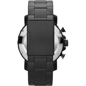 Fossil Nate Black Dial Men 50mm