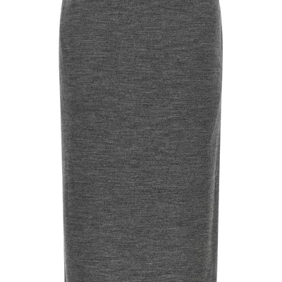 Junya Watanabe Mélange Wool Skirt