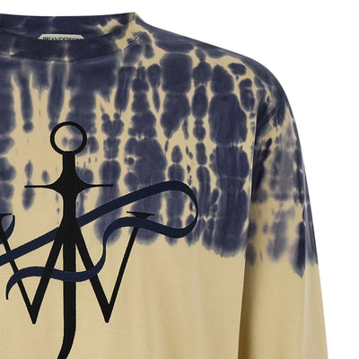 J.w.anderson Ribbon Anchor Tie-dye T-shirt