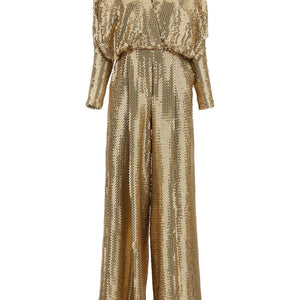 Elie Saab Sequin Jersey Jumpsuit