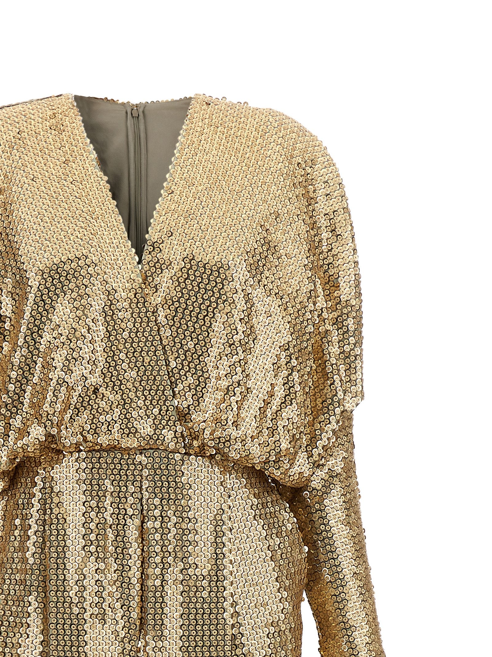 Elie Saab Sequin Jersey Jumpsuit