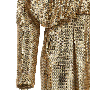 Elie Saab Sequin Jersey Jumpsuit
