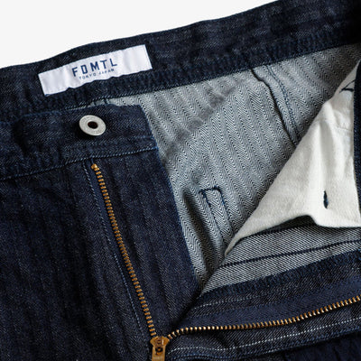 FDMTL | PATCHWORK PANTS RINSE { INDIGO