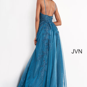 Applique Sleeveless A-line Gown by Jovani 02266