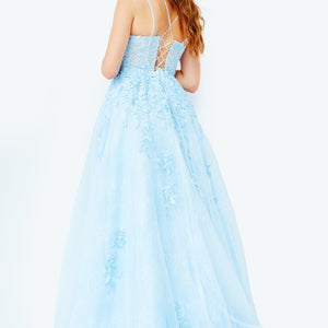 Tulle Sleeveless A-line Gown by Jovani 06644