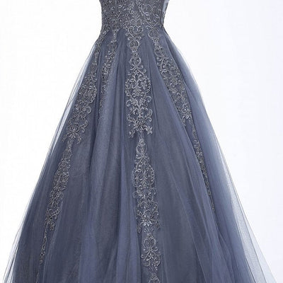 Tulle Sleeveless A-line Gown by Jovani 59046