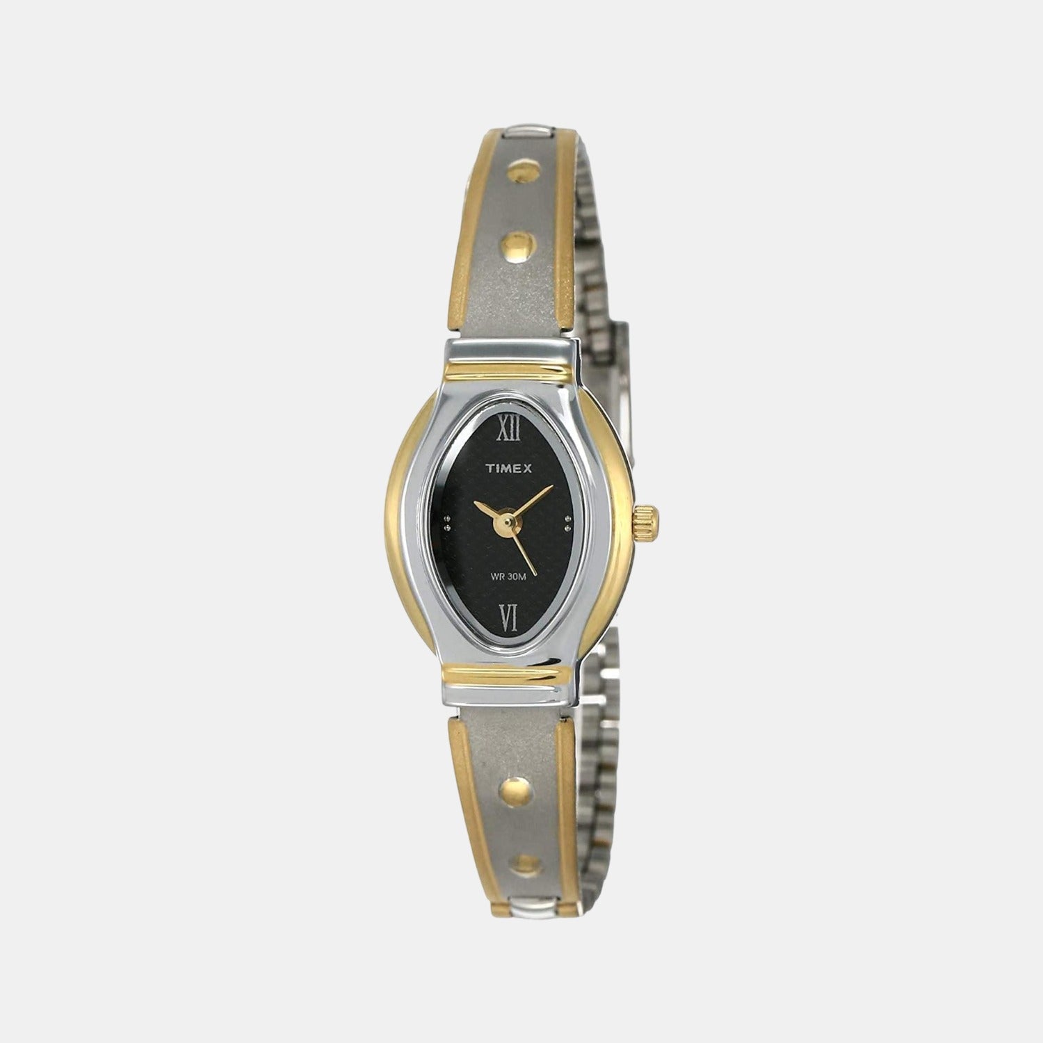 Classics Women Quartz Black Dial Analog Stainless Steel Watch JW16